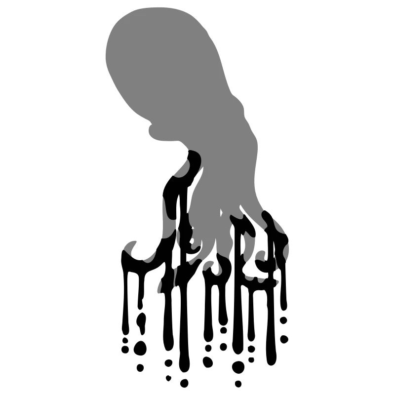 Tentacle Octopus Ink Drop Graffiti Spray Cool