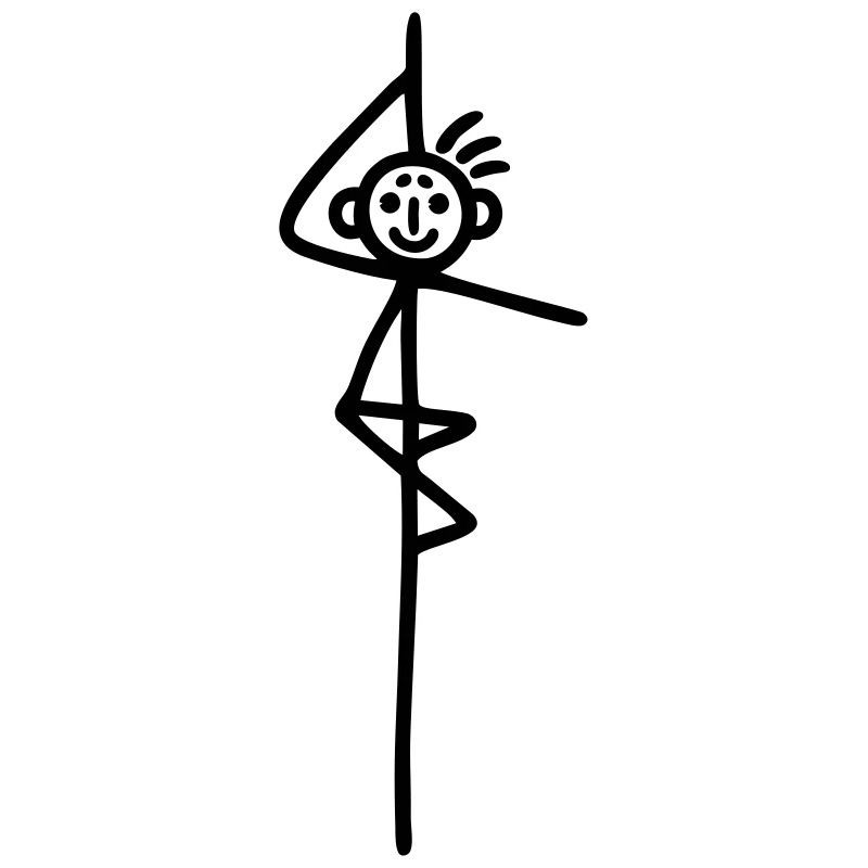 Strichmännchen Pole Dance