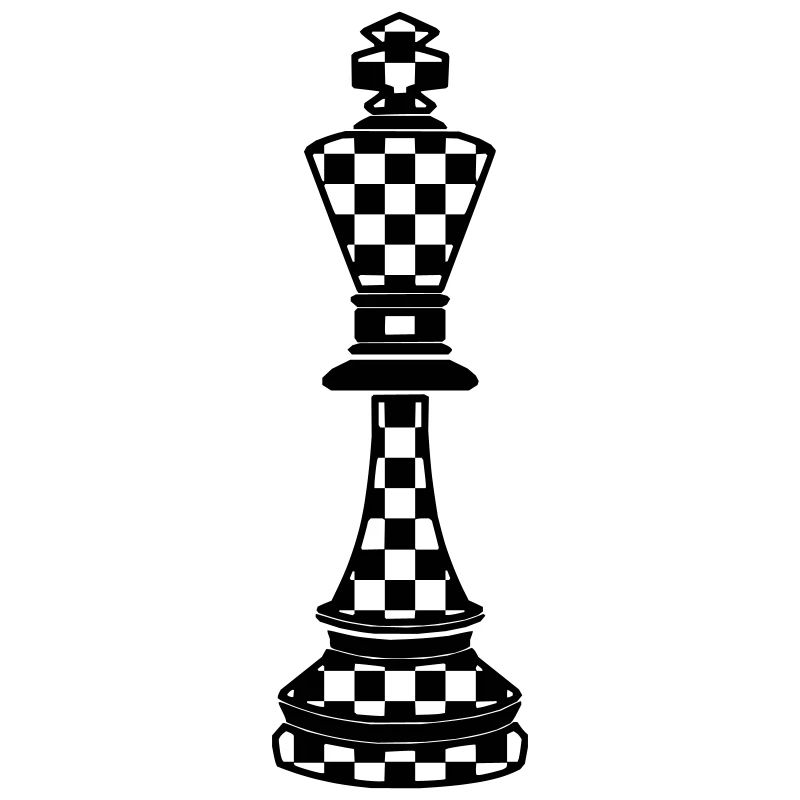 Roi d'échecs plaid