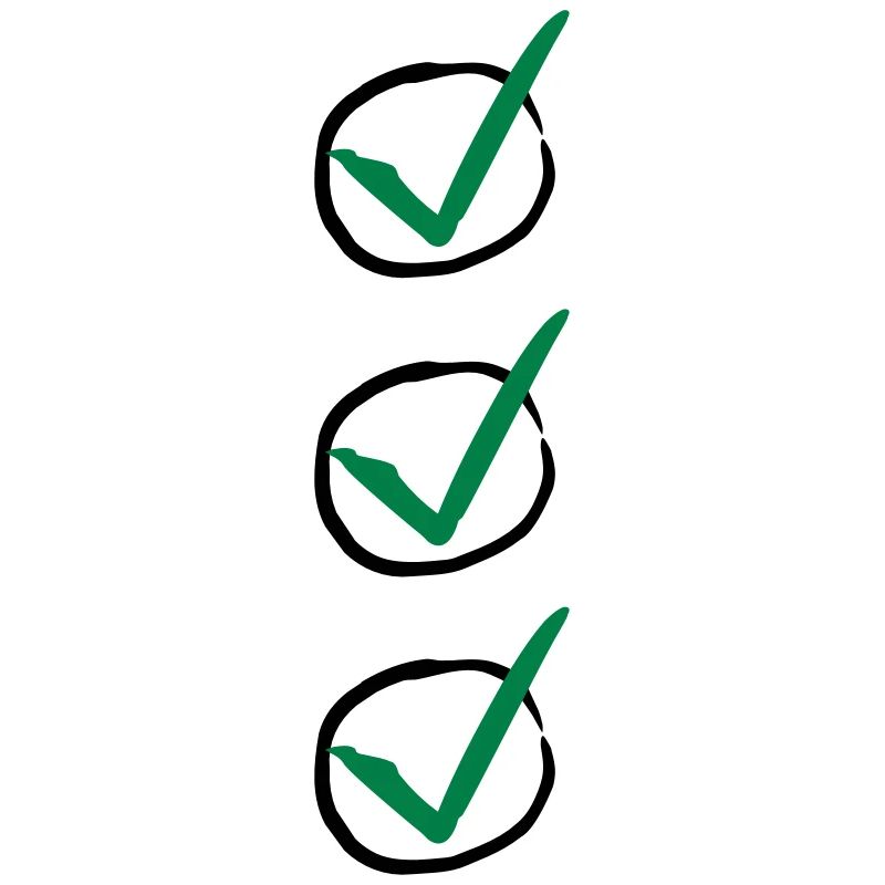 Three Checkmarks