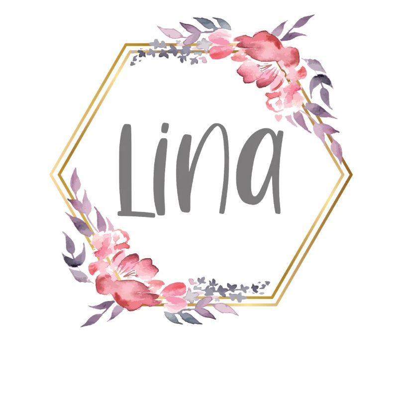 Lina Mädchen Name personalisiertes Geschenk
