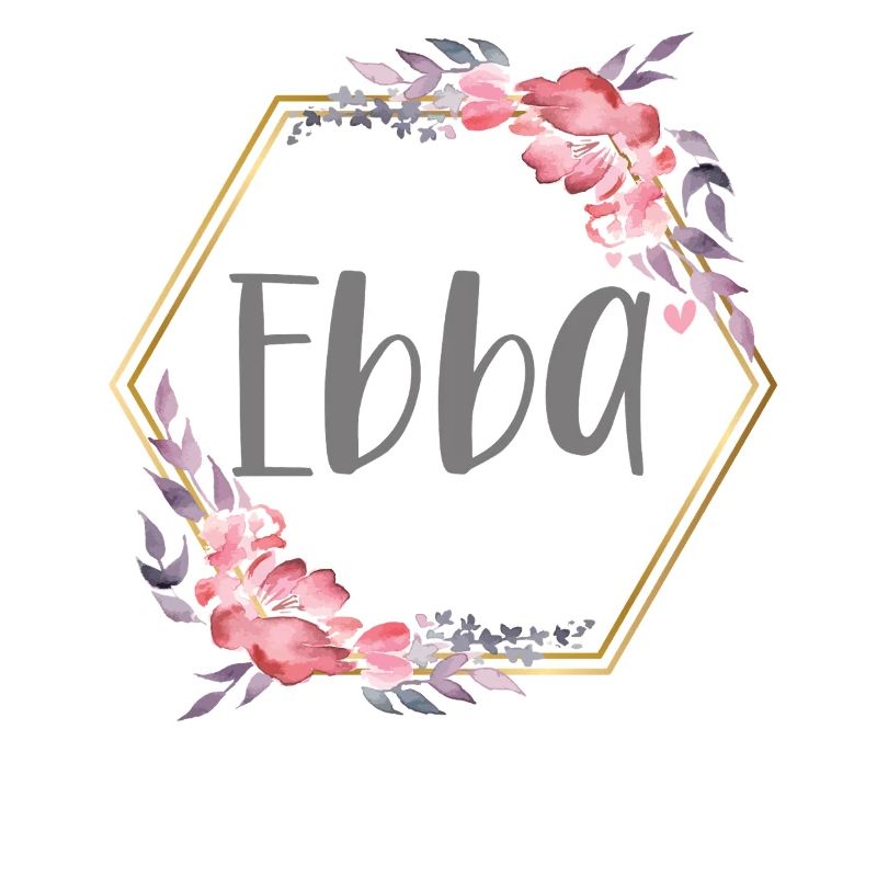 Ebba Mädchen Name personalisiertes Geschenk