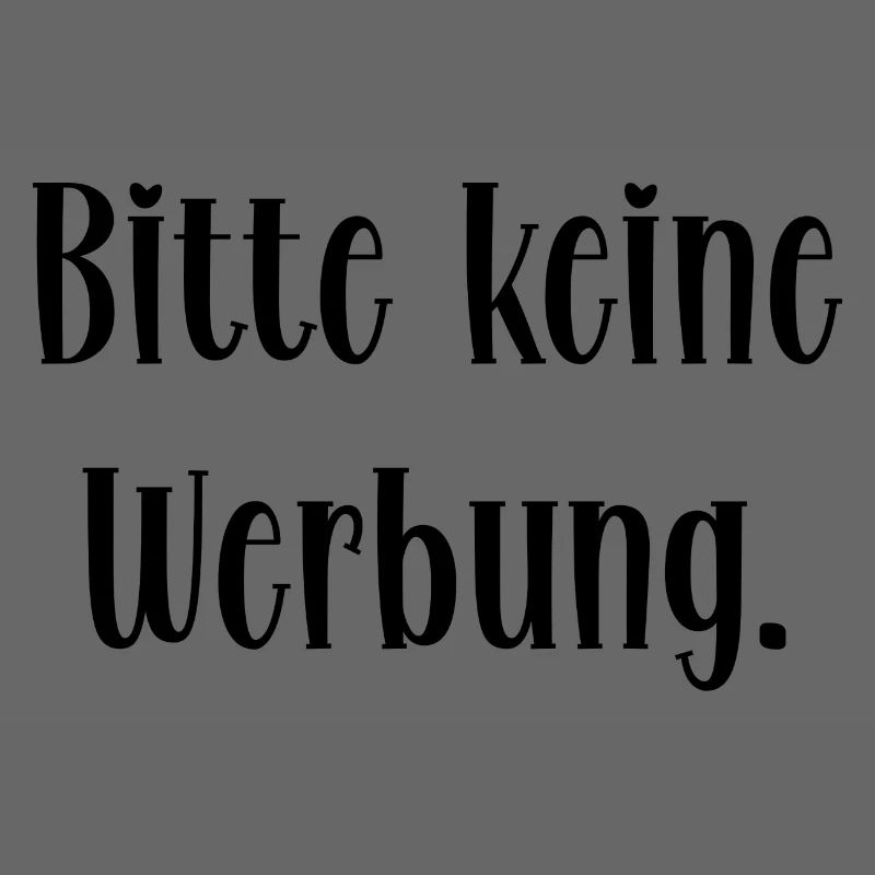 Bitte keine Werbung