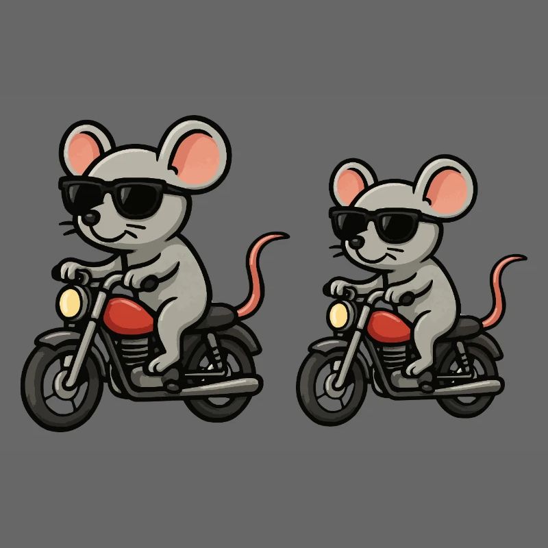 Mouse Motorcycle Sunglasses