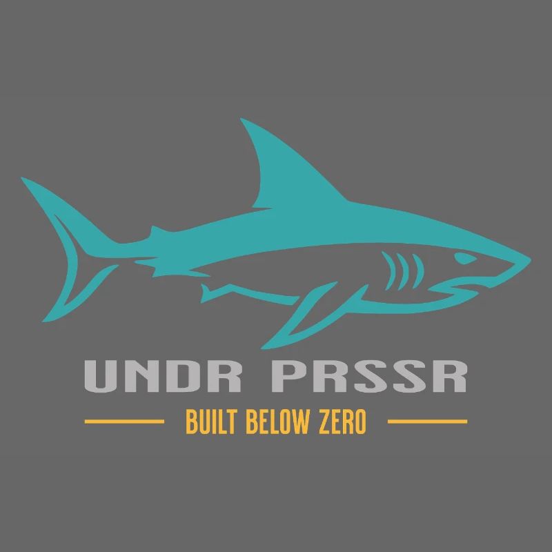 Requin UNDR PRSSR Plongeur Plongeur Construit en dessous de zéro