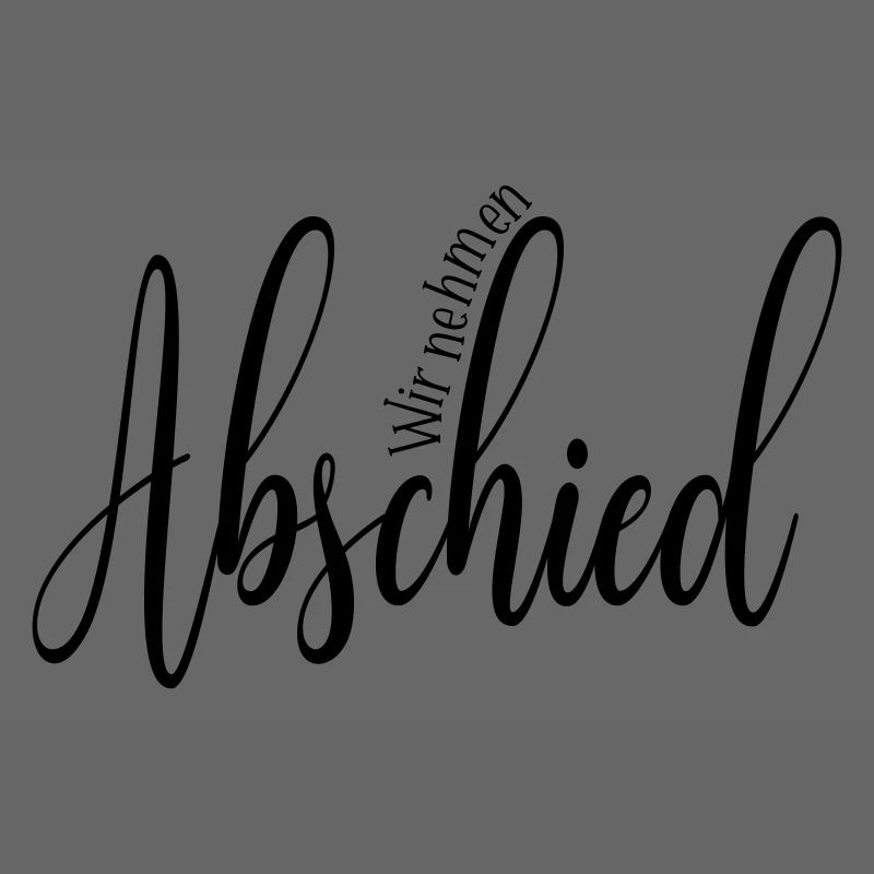 Trauer Abschied