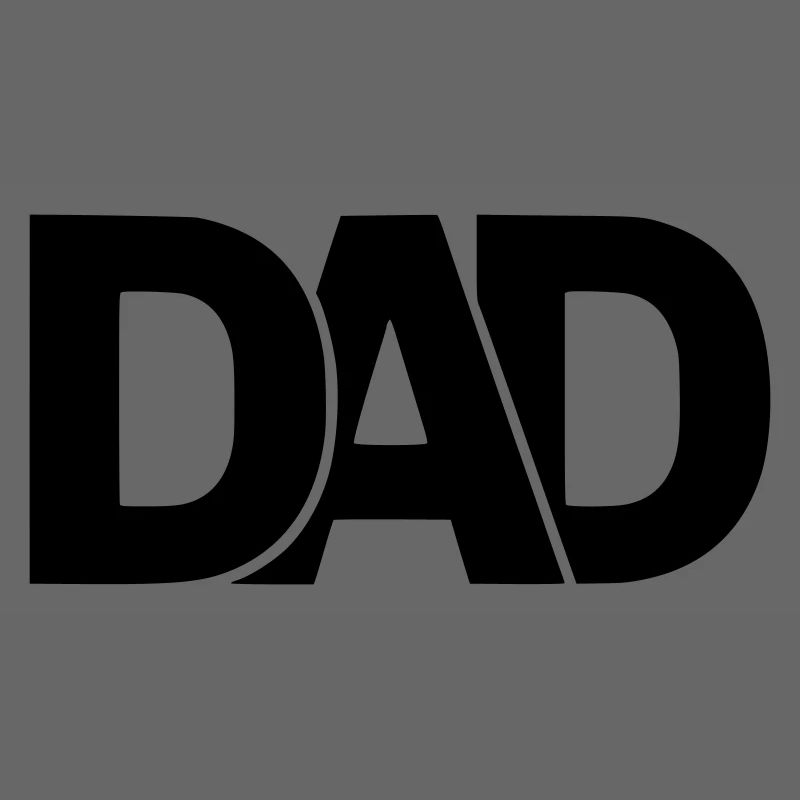 Modern dad logo for dads and dads-to-be