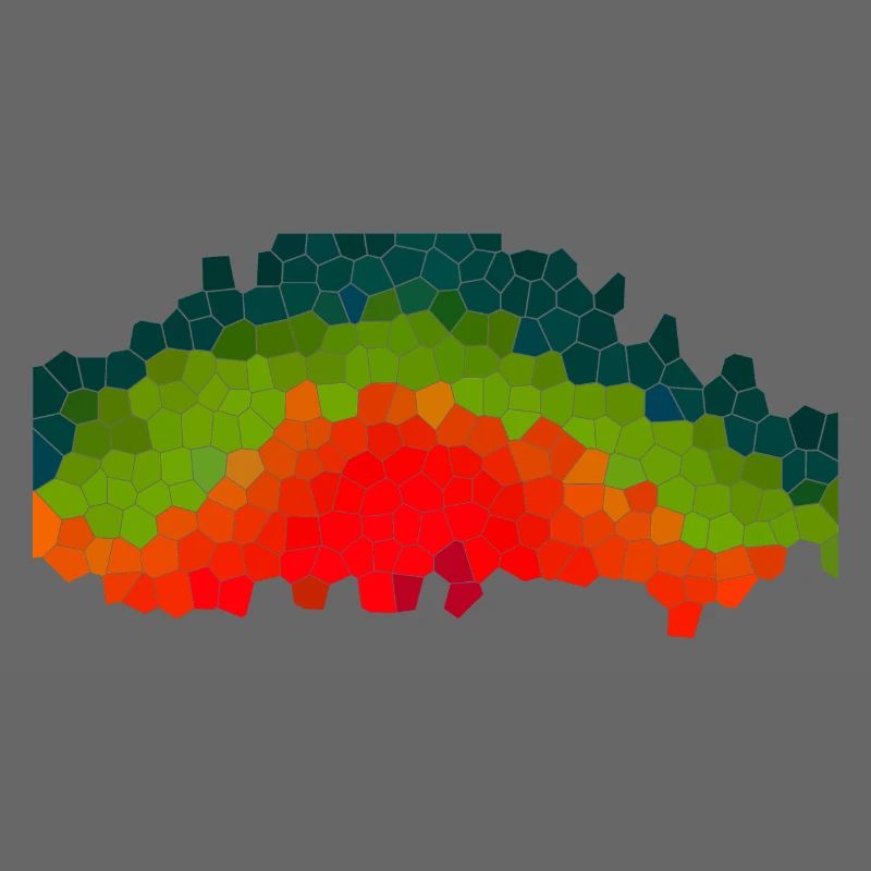 Forest Sunset Mosaic