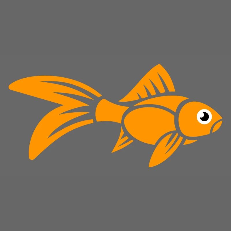 Stilisierter Goldfisch