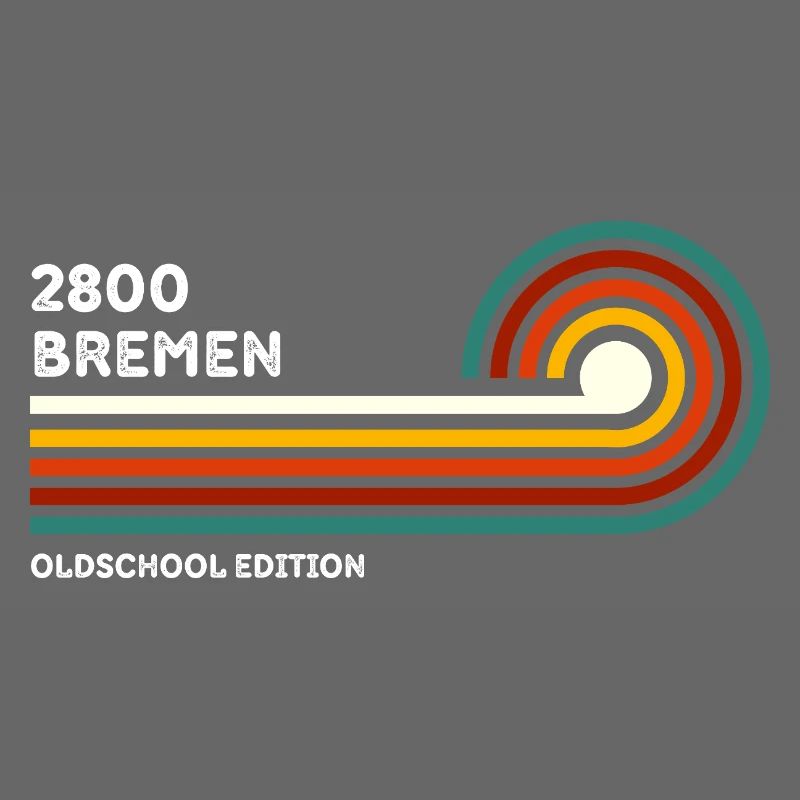 Bremen Retro Shirt 2800 Oldschool Code postal