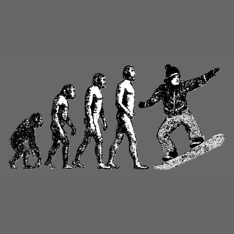 Évolution vers le design grunge du snowboarder