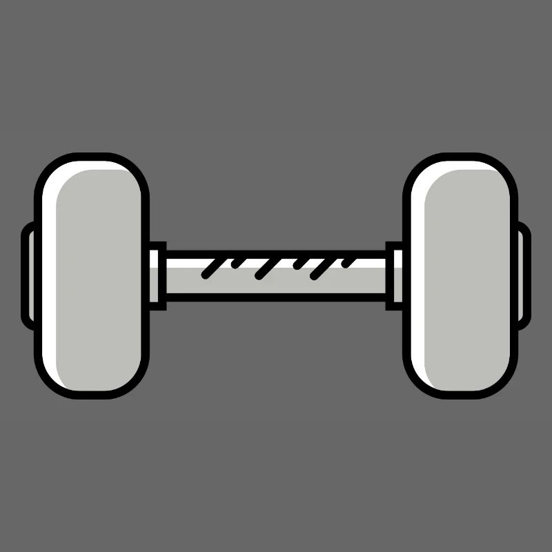 Dumbbell weights icon