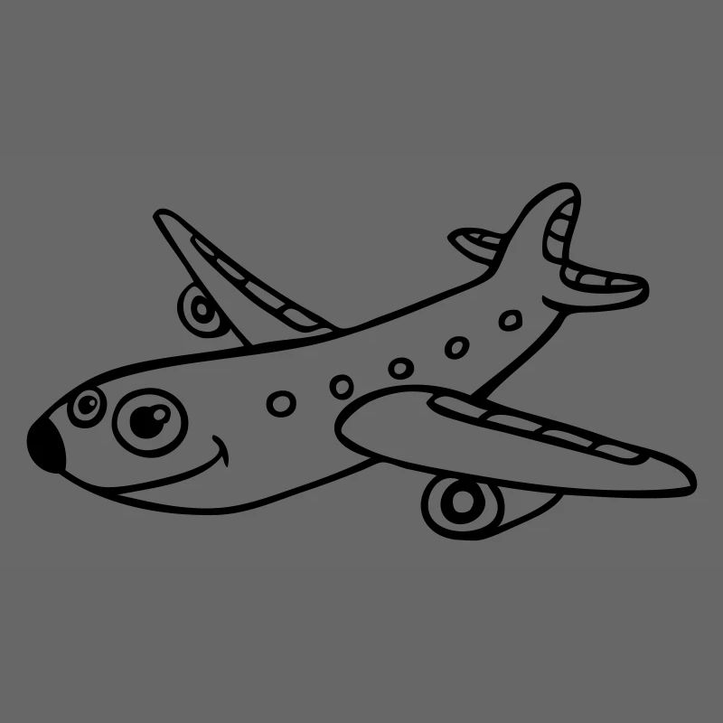drawing airplane comics aviation planes funny