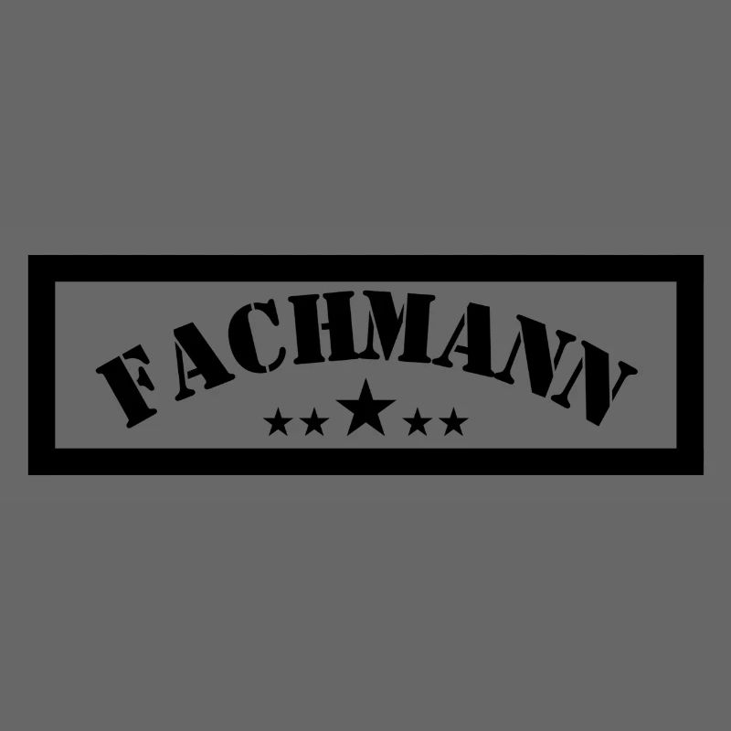 Fachmann mit Sternen