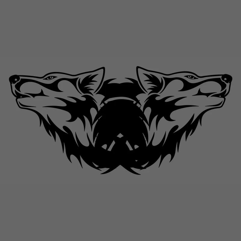 Doppel-Wolf Logo