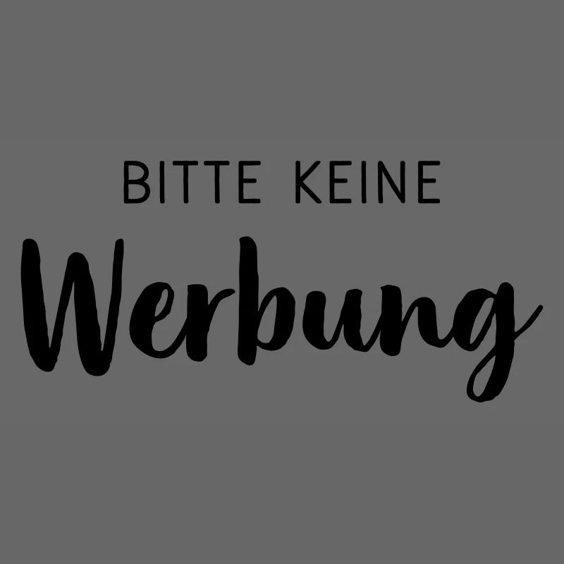 Bitte keine Werbung Aufkleber Briefkasten
