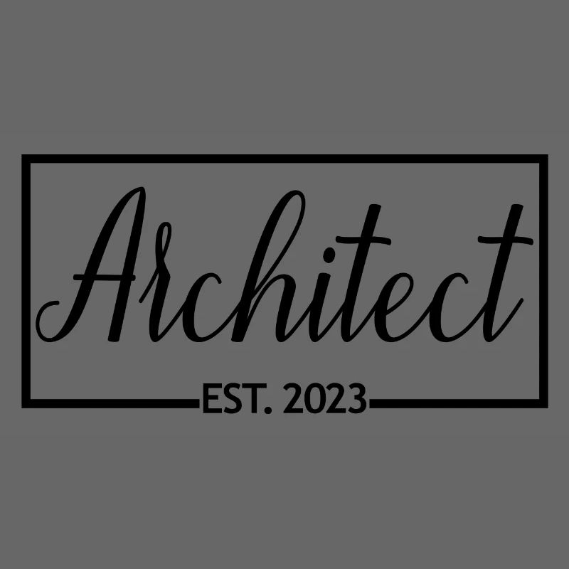 Architecte Est. 2023 Étudiant Architecte Diplômé