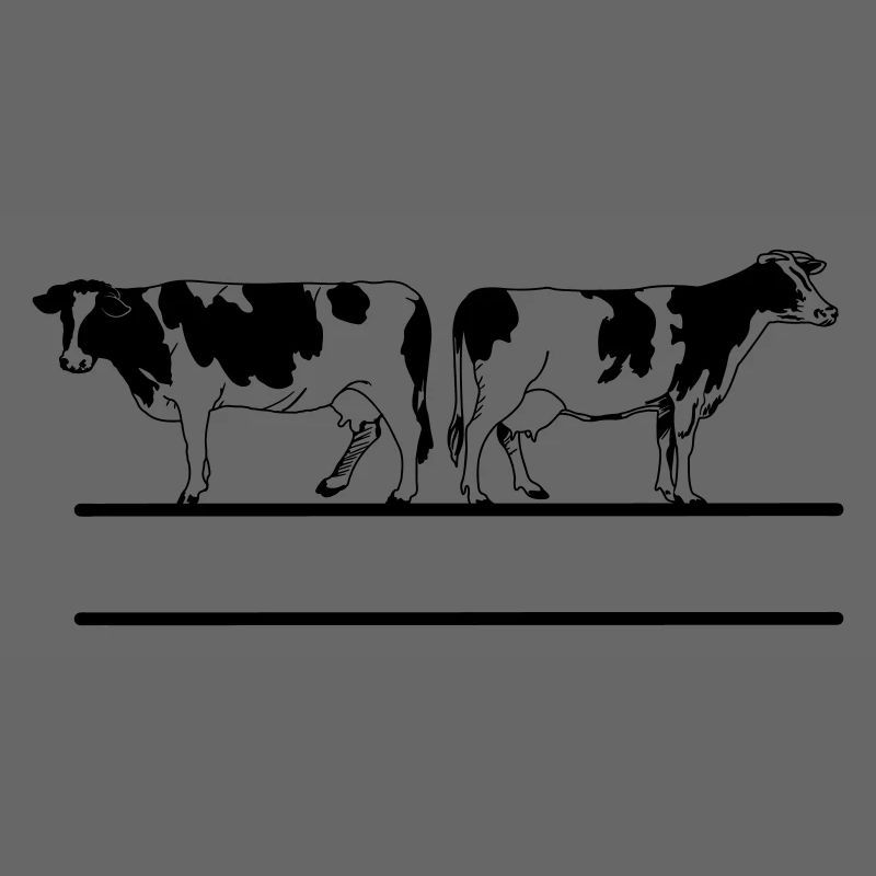 Kuhmonogramm transparent