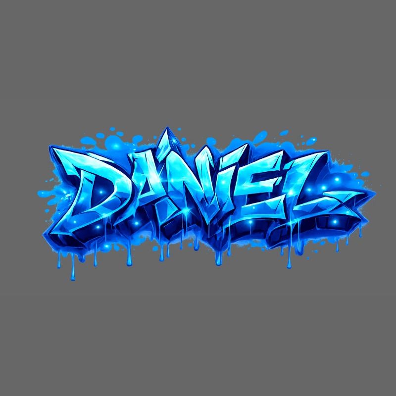Graffiti DANIEL Name Geschenk Ideal druckbar