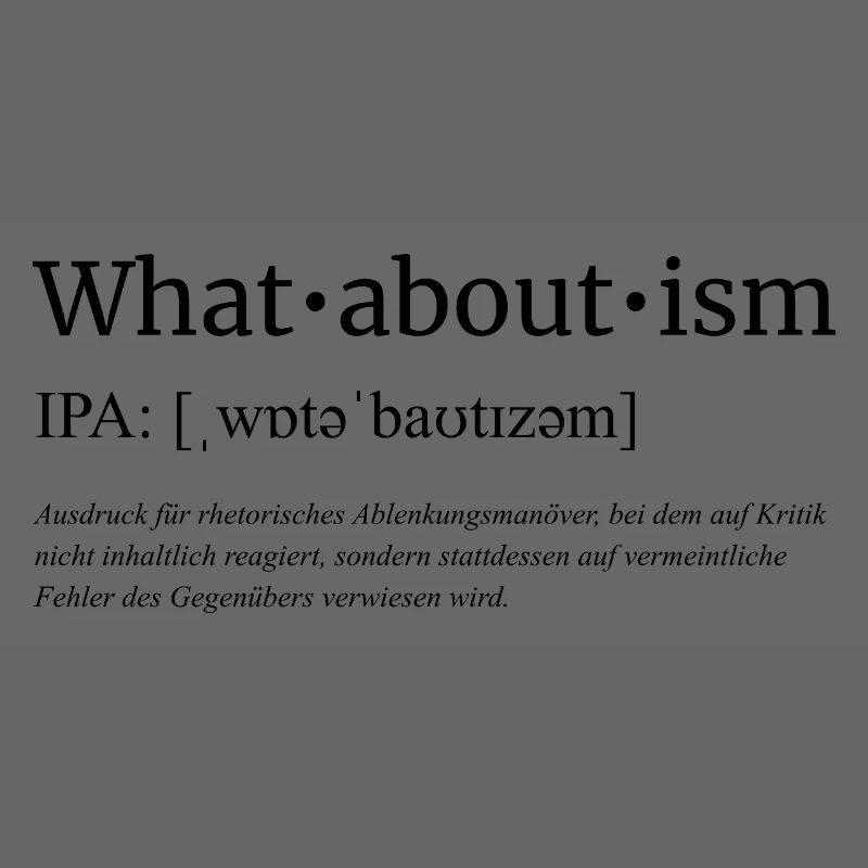 Whataboutism