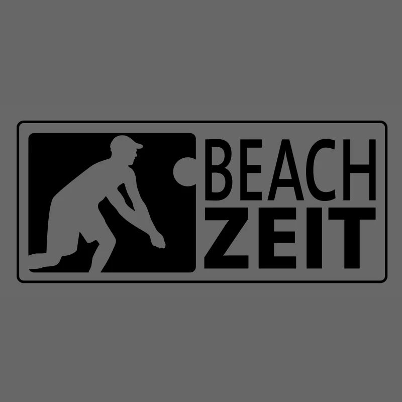 Beachvolleyball Bagger (quer)