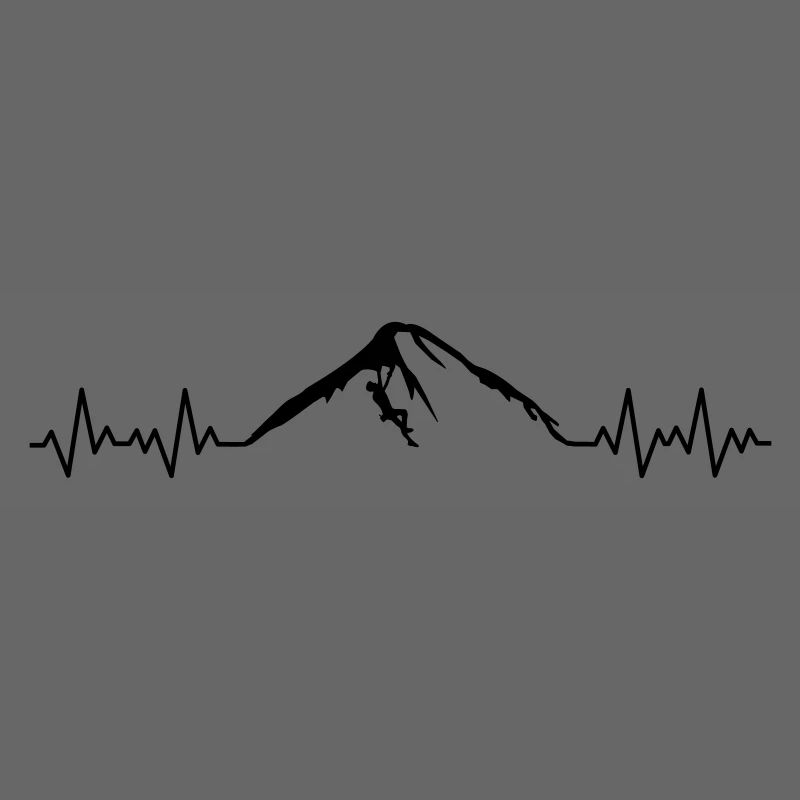 klettern berge EKG
