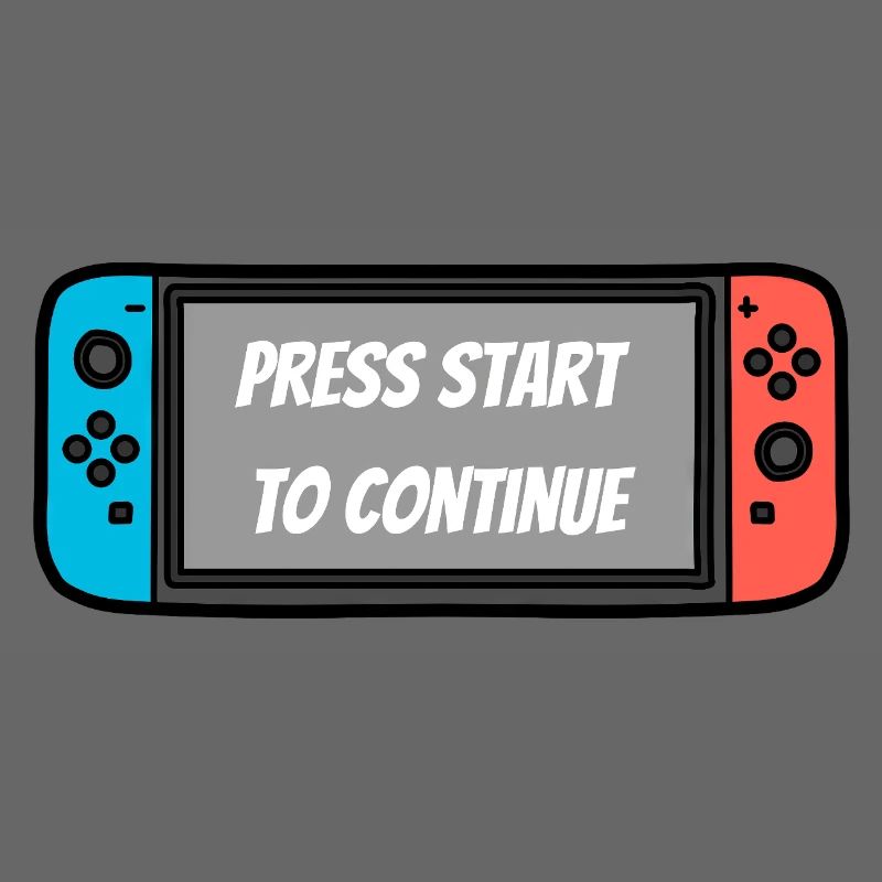 Press Start to Continue – Switch style