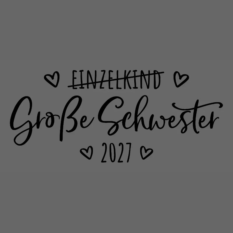 Ich werde eine Große Schwester 2027 