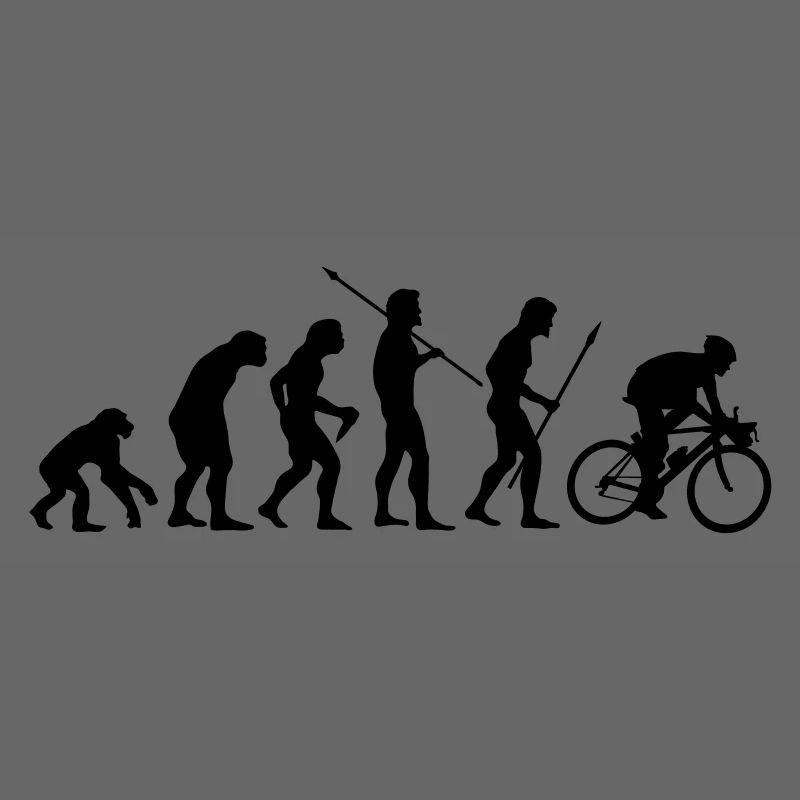 l'évolution de cycliste