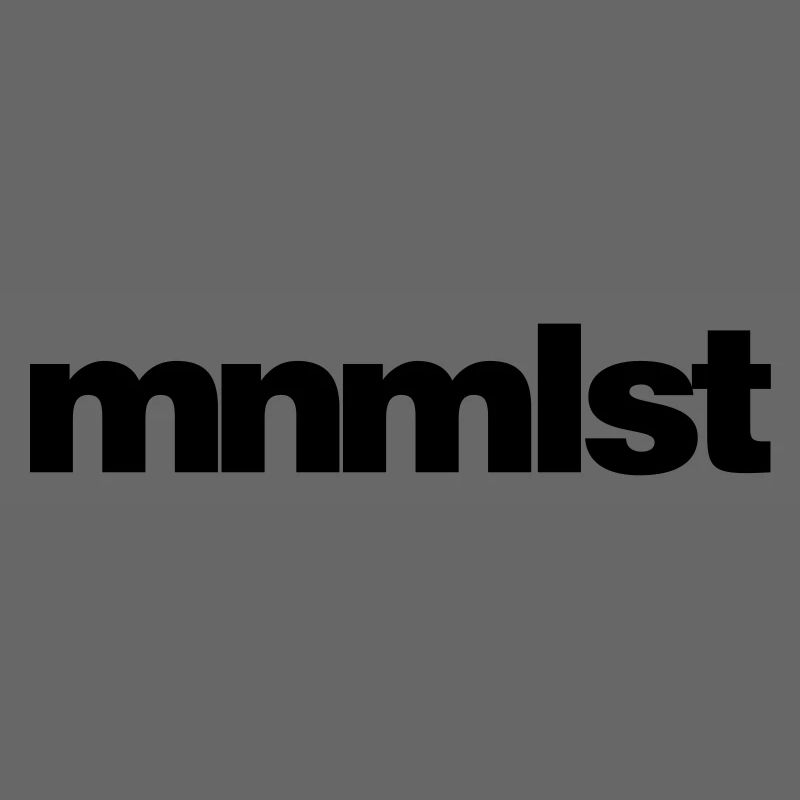 mnmlst / Minimalist
