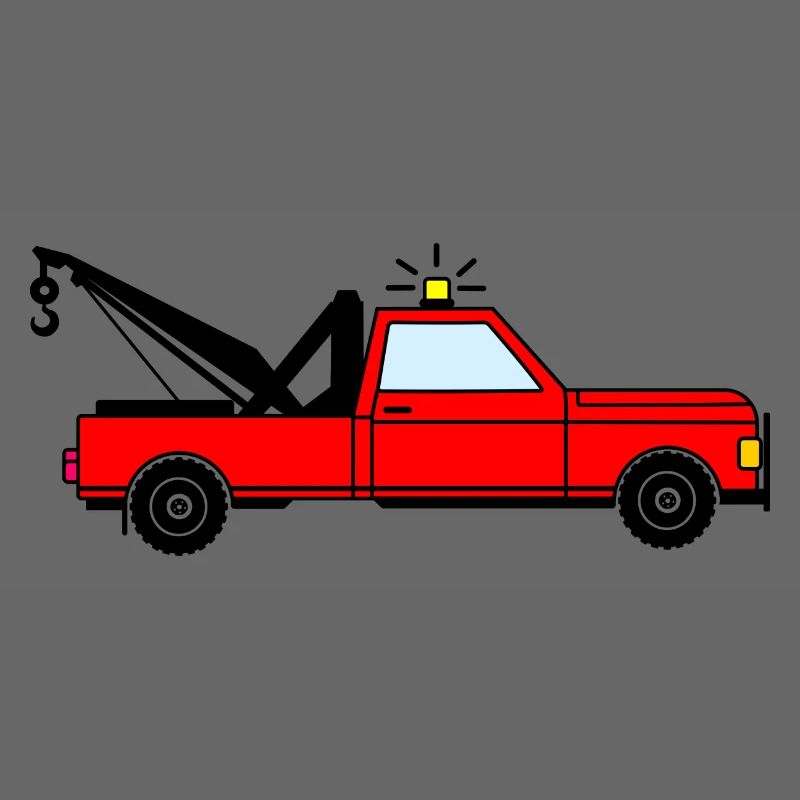 Abschleppwagen rot