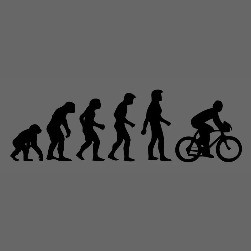 Evolution man cycling