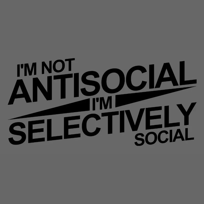 Don sélectif antisocial social de nerd de nerd