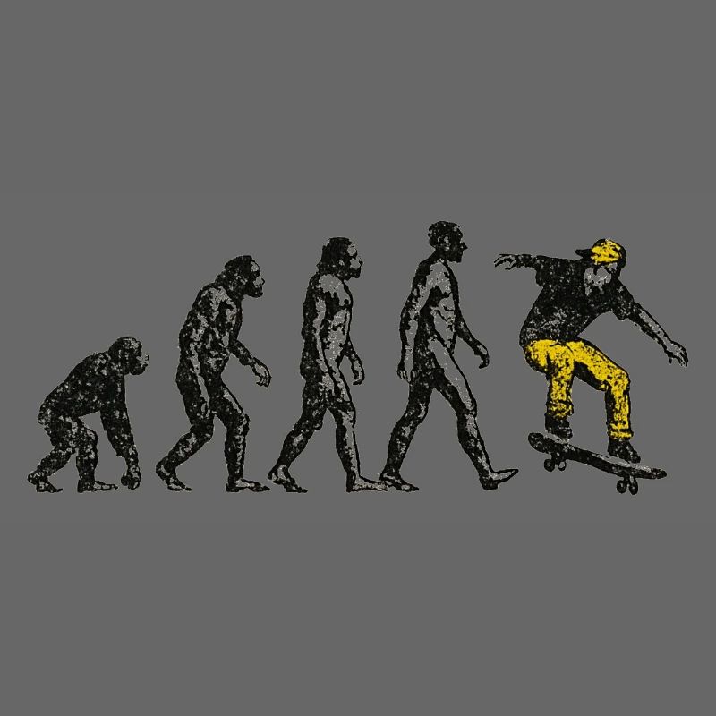 Evolution Skateboarder – Grunge Skate Design