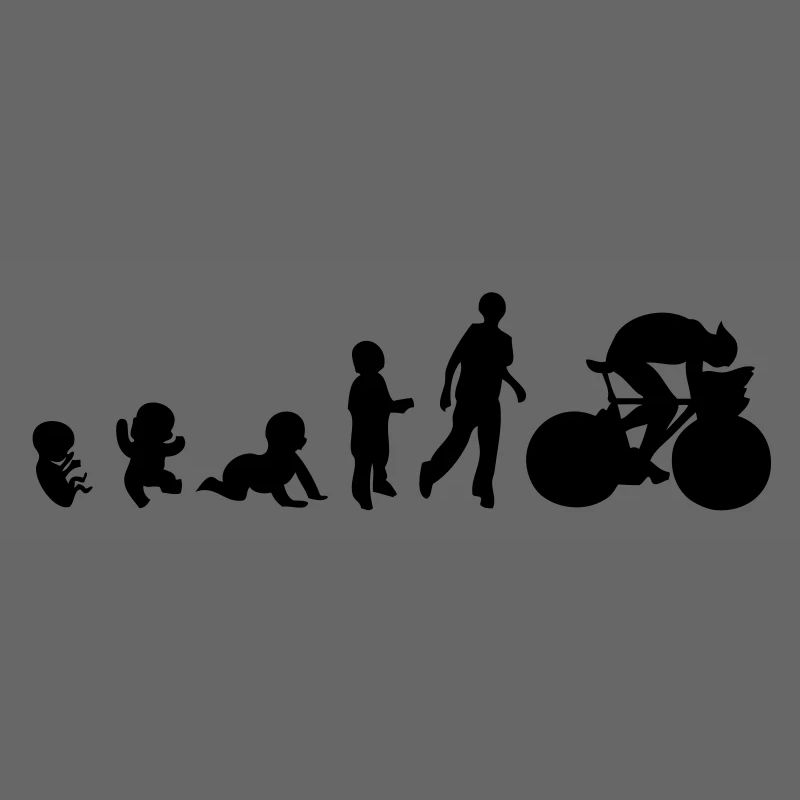 evolution men homme human sport cyclisme