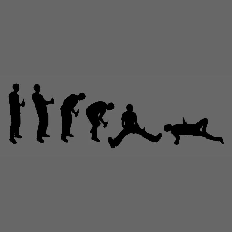 Drunk evolution