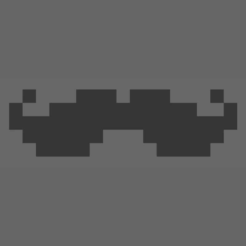 Moustache 8bit pixel