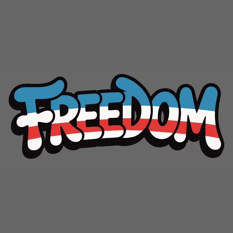 Freedom Typografie Statement Design