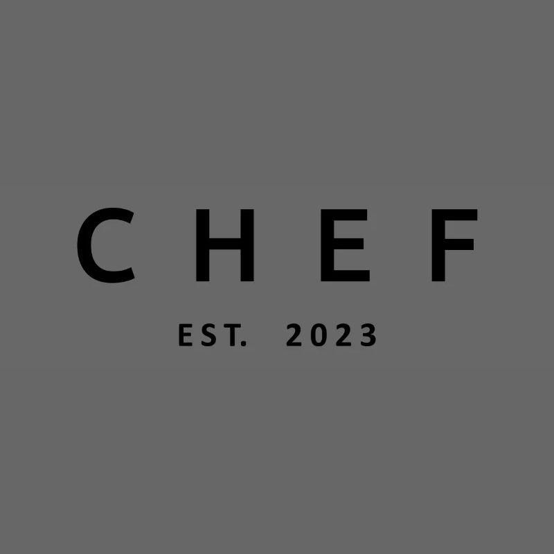 Chef Est. 2023 Absolvent Koch Culinary Art Student