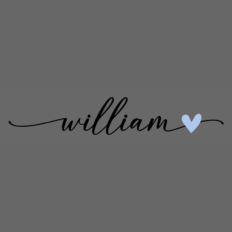 William Name Calligraphy Font