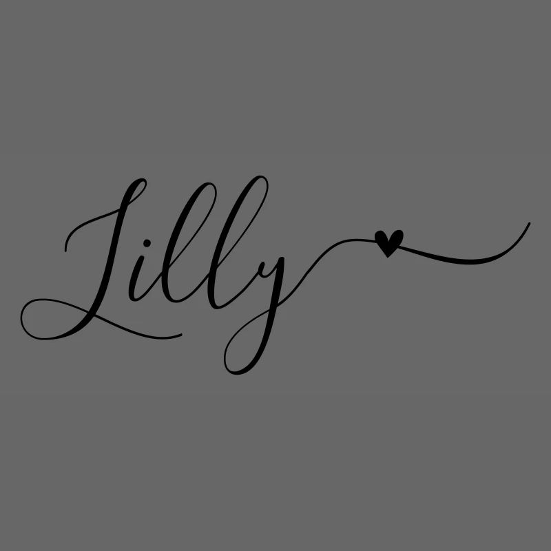 Lilly Name First Name Decorative