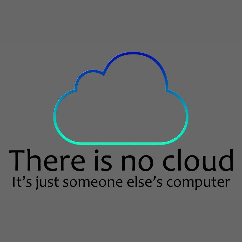 Pas de programmation dans le cloud T-shirt drôle