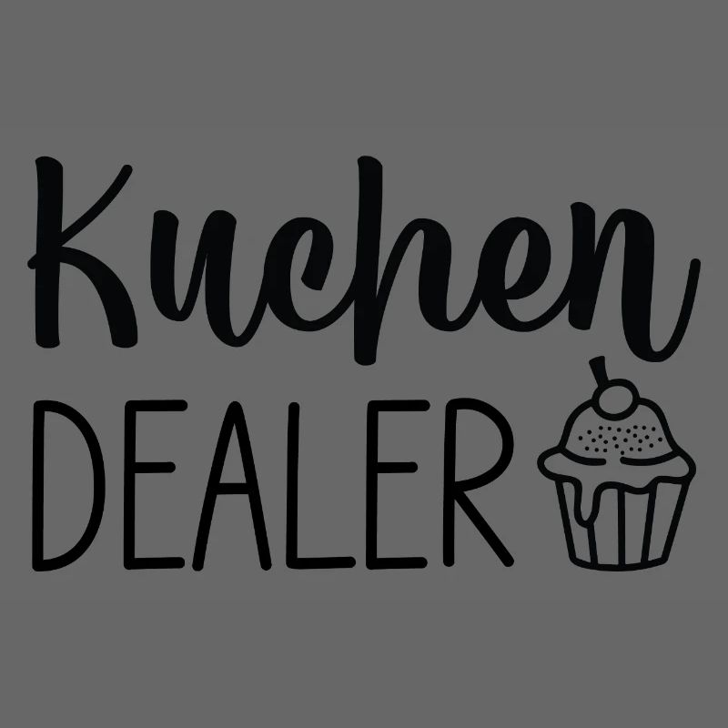 Kuchen Cupcake Script Logo