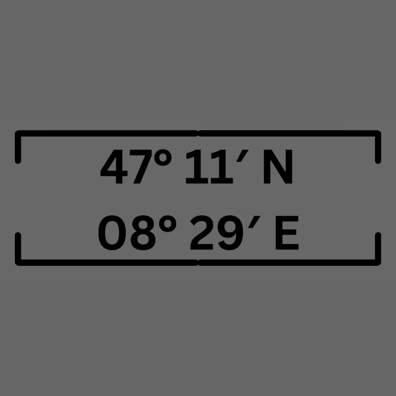 Coordinates Steinhausen Minimalist
