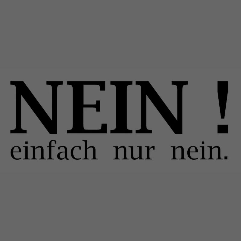 Non! Juste non.