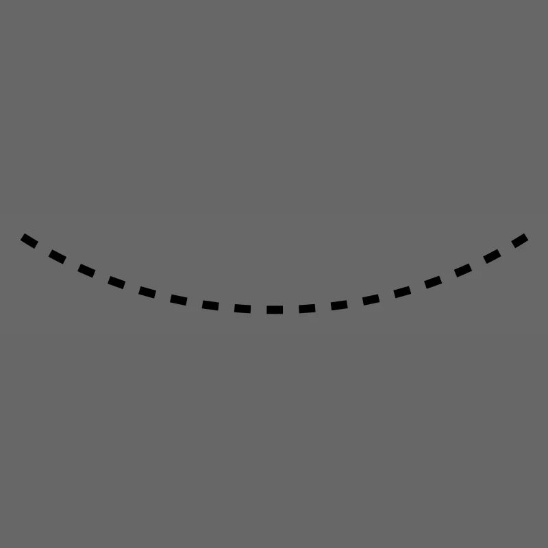 Dashed Curved Line