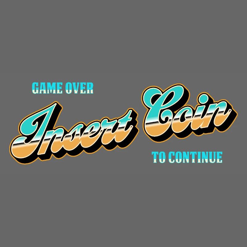 Insert Coin Arcade Nostalgia