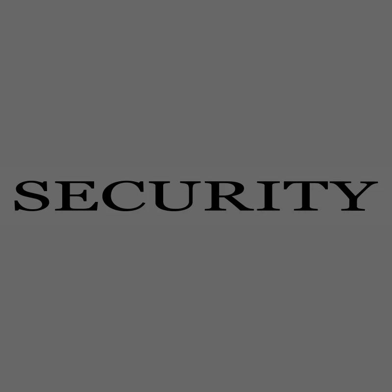 security Sicherheitsdienst