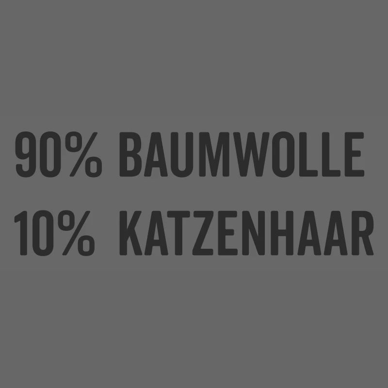 Baumwolle Katzenhaar Geschenk Katzenfreund