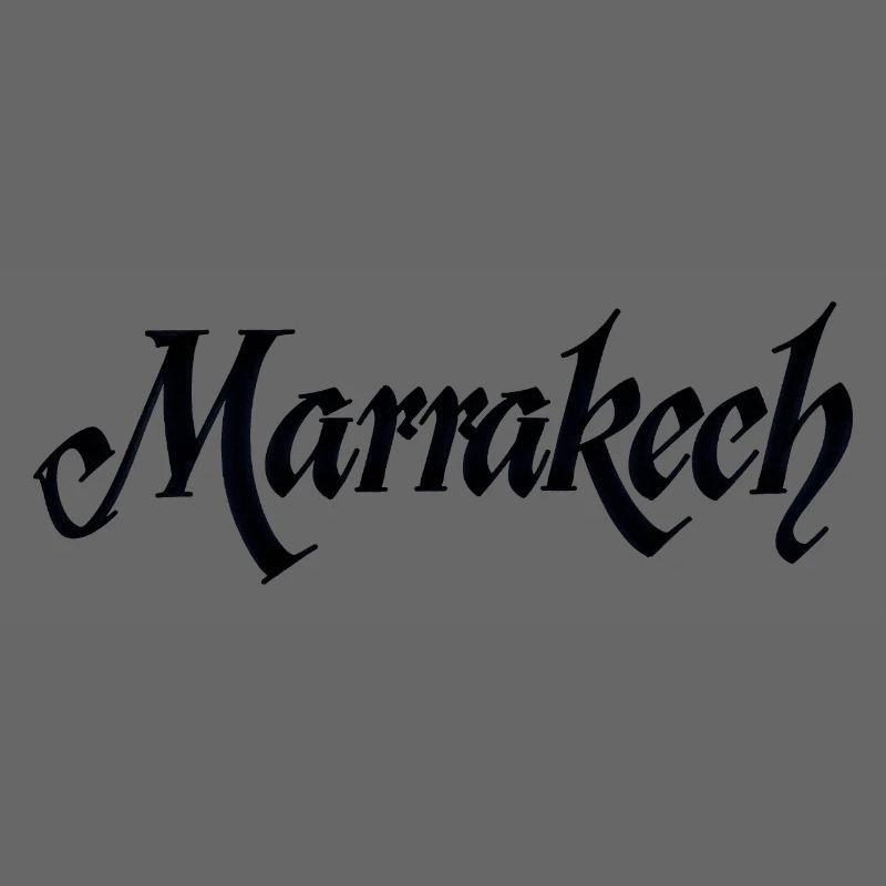 Marrakech Rote Stadtmauer Muster